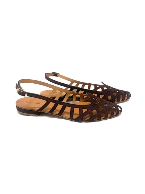 Slingback donna  traforata con scollo cuore IL LACCIO | D20-ROCKCAMOSCIOT.MORO